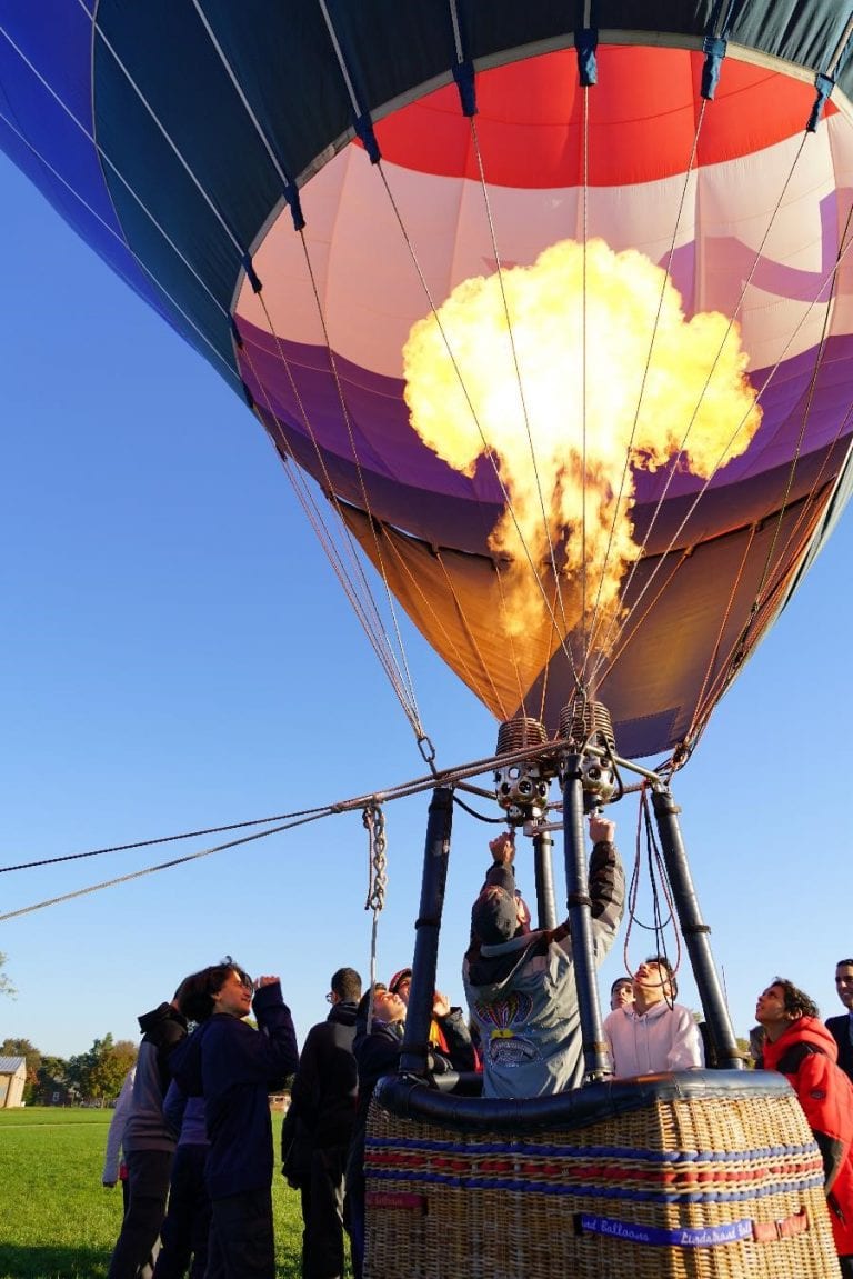 Re/Max Hot Air Balloon visits Bryant