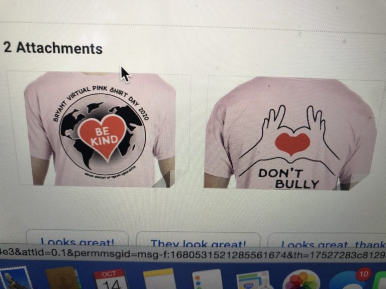 Pink Shirt Order Ends Tomorrow 10/15