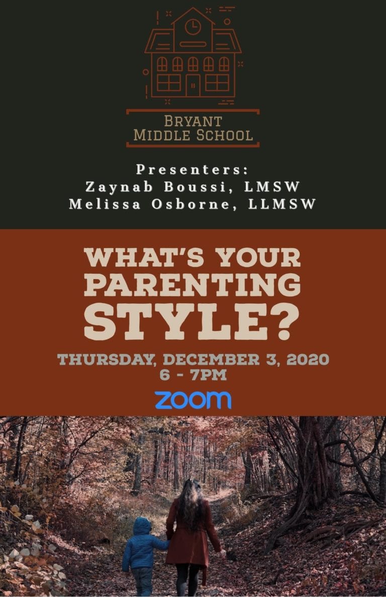 Virtual Parent Meeting – Dec. 3rd