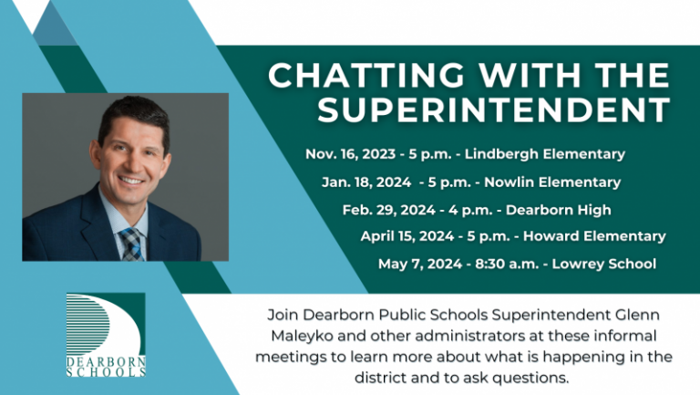 Chatting with the Superintendent flyer