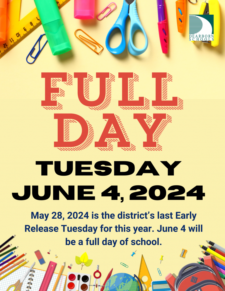 Last Early Release Tuesday, May 28, 2024