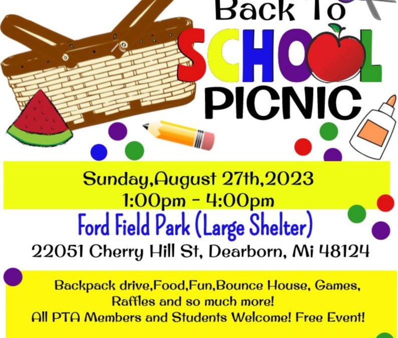 PTA Back-to-School Bash – August 27